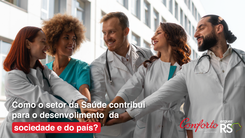 How does the health sector contribute to Brazil's growth?